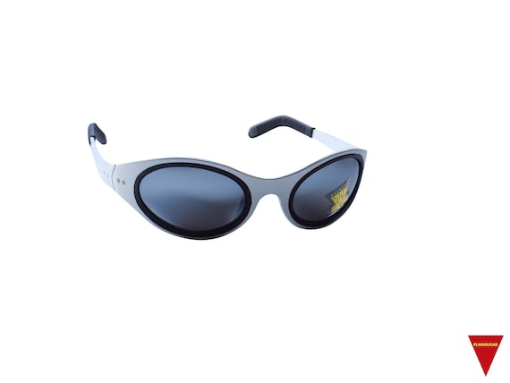 Rare 80's Wraparound Sunglasses, Biker Sunglasses… - image 2