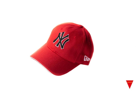Yellow NY Hat 90's NY Yankees Cap Red New Era Baseball - Etsy