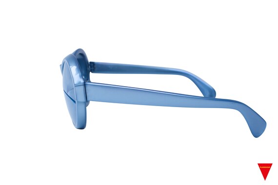 Original 70's Blue Shield Sunglasses, Unworn Vint… - image 3