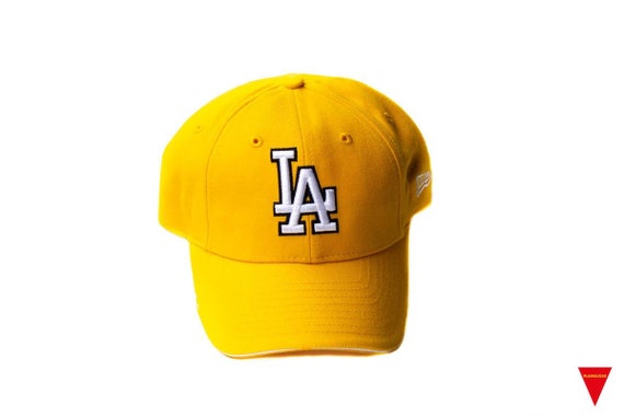Yellow LA Hat, 90's Dodgers New Era Baseball Cap One Size Fits All, Women,  Men, Unisex 