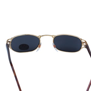 1970s Original Gold Frame Thin Square Sunglasses, Optical Quality, Deadstock Unworn Vintage High Quality Frames Hip image 7