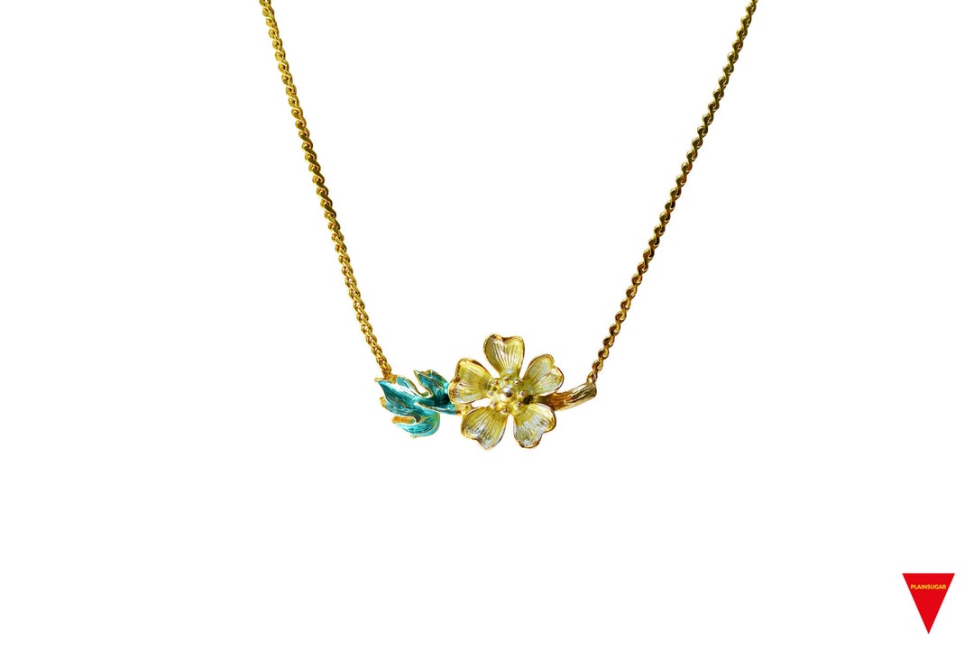 Collier Ras De Cou Vintage Fleurs – Perles Synthétiques, Longueur 38 Cm – Occasion Très Bon état