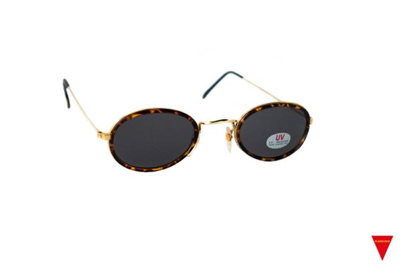 1970’s Tortoise Oval Sunglasses John Lennon Style… - image 1
