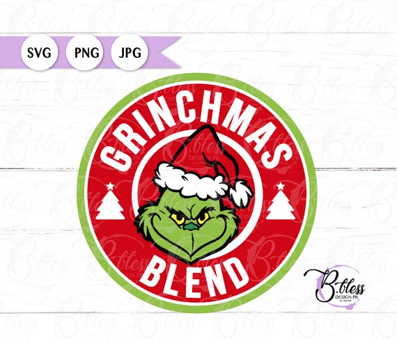Download Grinchmas Blend Svg Grinchmas Starbucks Inspired Christmas Grinch Cutting File Svg Cricut Silhouette Digital