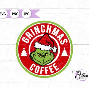 Download Grinchmas Blend Svg Grinchmas Starbucks Inspired Etsy
