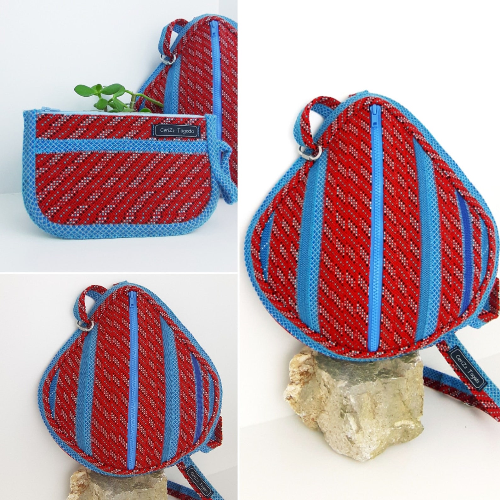 Recycled climbing rope shoulder bag Etsy