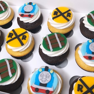 Thomas The Train Cupcake Toppers