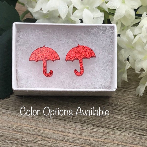 Umbrella Acrylic Earrings