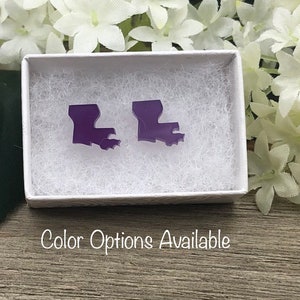 State of Louisiana Acrylic Earrings