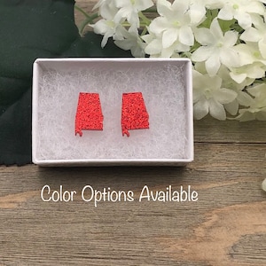 State of Alabama Acrylic Earrings