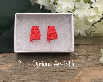 State of Alabama Acrylic Earrings