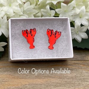 Lobster Acrylic Earrings