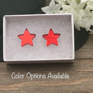Star Acrylic Earrings