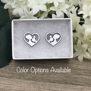 Mother and Daughter Acrylic Earrings