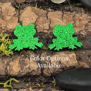 Frog Acrylic Earrings