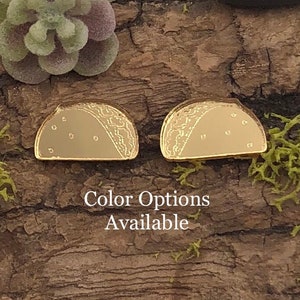 Taco Acrylic Earrings