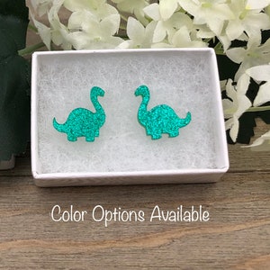 Brontosaurus Acrylic Earrings