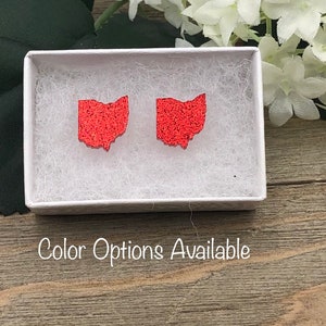 State of Ohio Acrylic Earrings