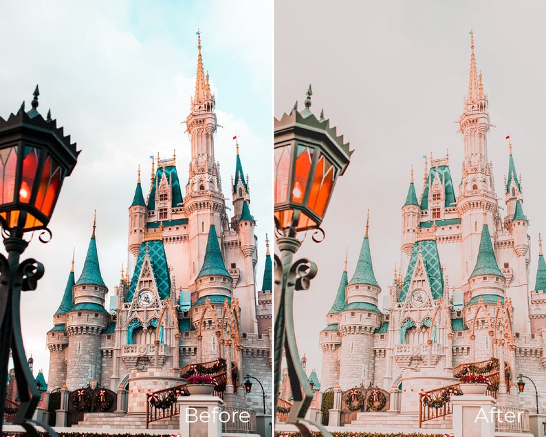 Influencer /& Blogger Presets Pink Presets Disneyland Presets Fantasyland Lightroom Mobile Preset