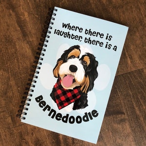 Bernedoodle Notebook (lined)
