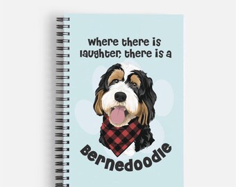 Cuaderno Bernedoodle (rayado)