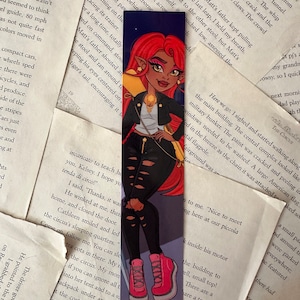 made w/ permission* Bryce cartoon crescent city  bookmark double sided