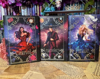 Caraval hardcover dust jackets