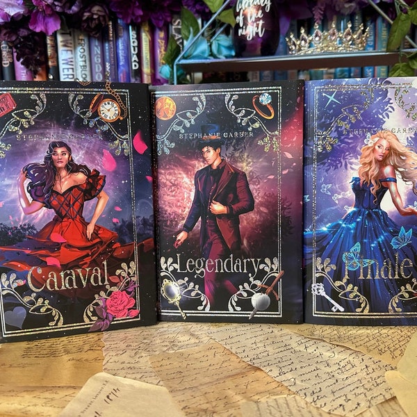 Caraval hardcover dust jackets