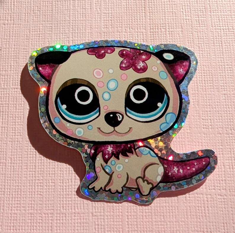 Lps Sticker Eye Glitter Littlest Pet Shop Stickers - Etsy