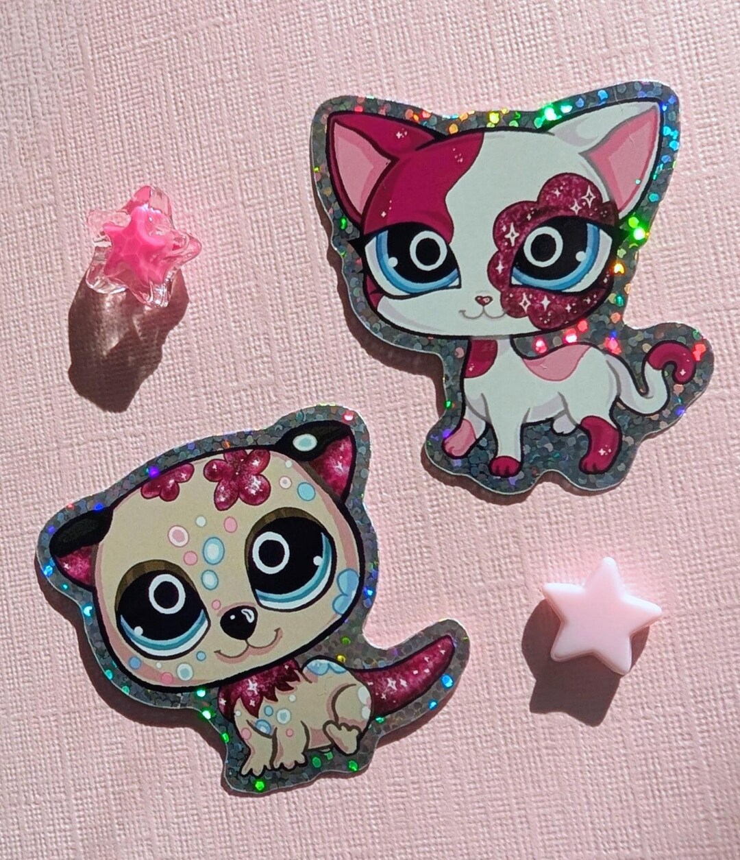 Lps Sticker Eye Glitter Littlest Pet Shop Stickers - Etsy