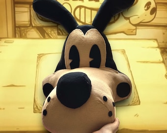 Bendy Boris Cosplay Mask: Handmade Cartoon Costume