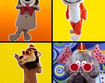 The Banana Splits Full Costume Handmade Preorder Cosplay Fleegle Drooper Snorky or Bingo