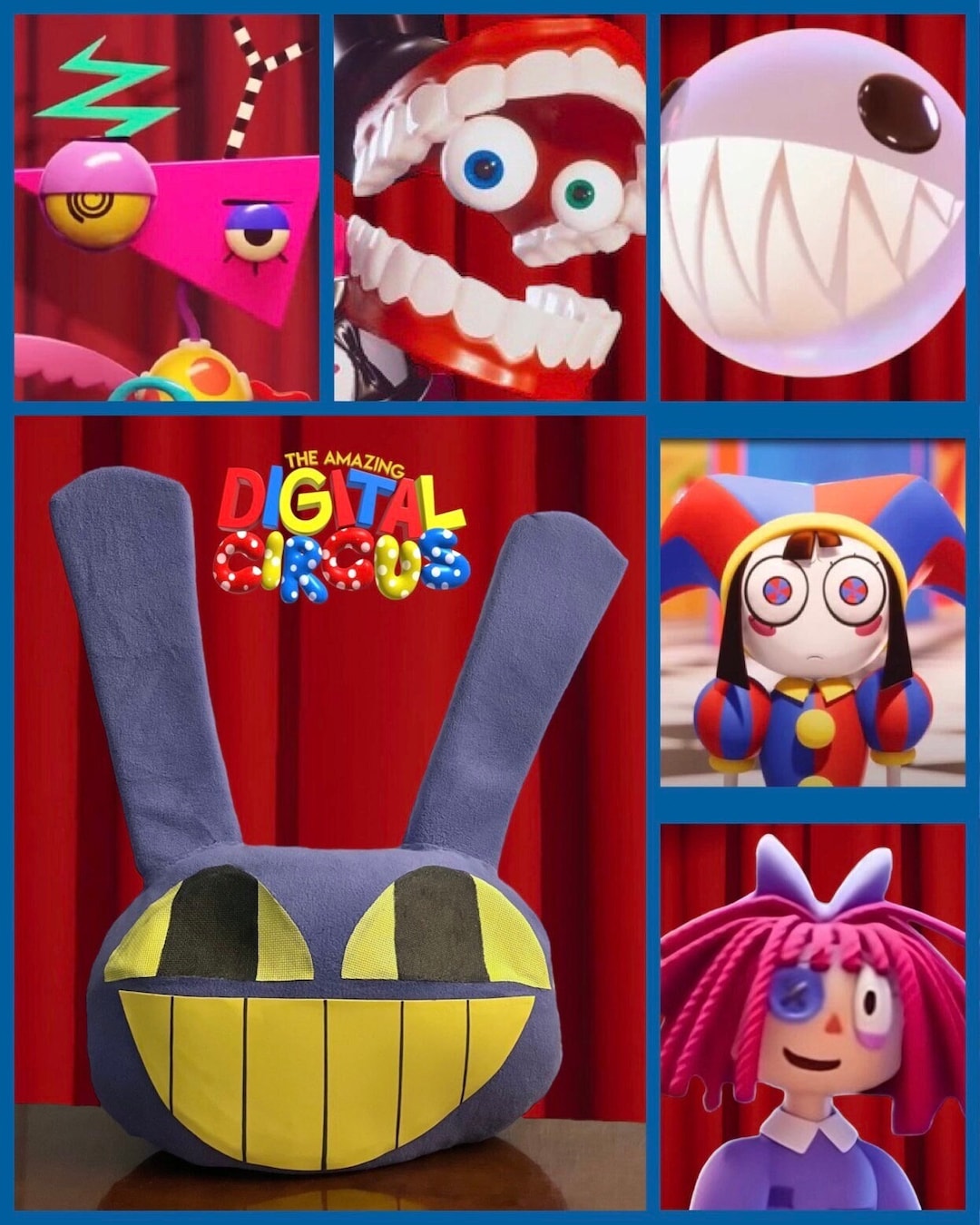 Preorder the Amazing Digital Circus Cosplay Mask Jax Pomni Caine