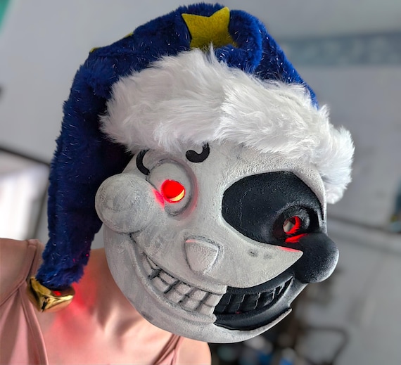 FNAF Moon Mask With Leds, Jester Hat - Security Breach Cosplay