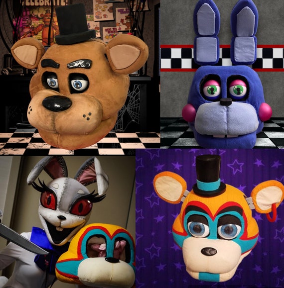 Five Nights At Freddy's FNAF Masks: Bonnie, Foxy, Freddy & Chica