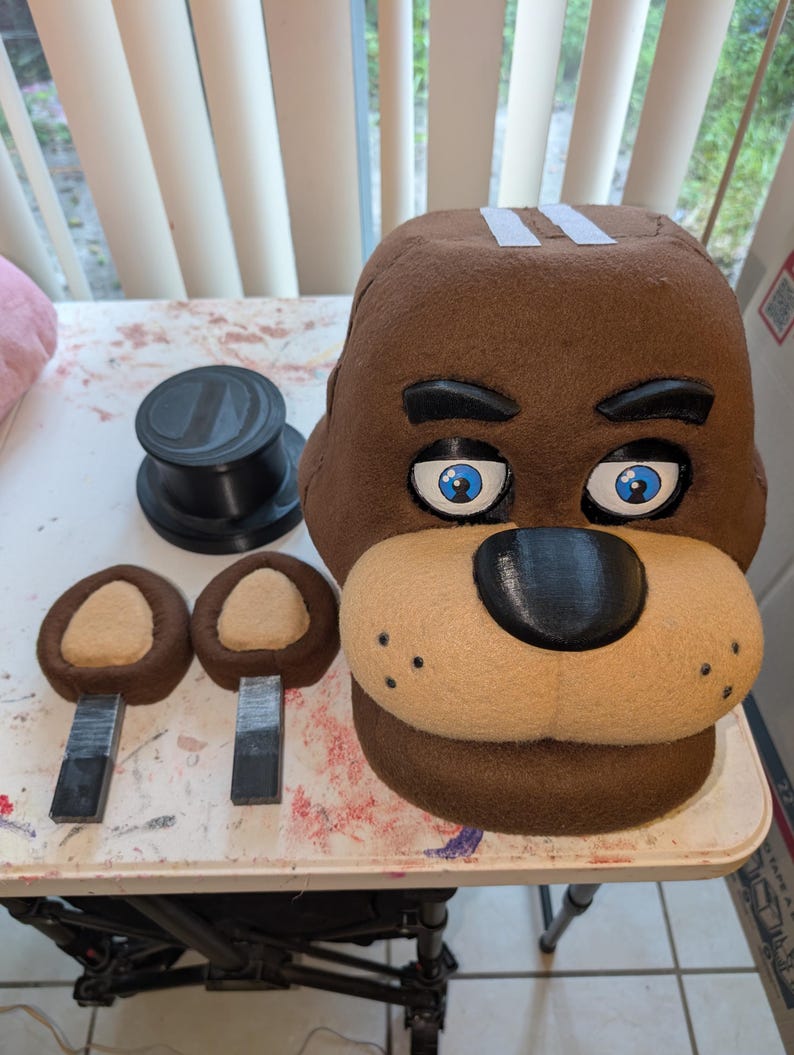 Freddy Fazbear Mask Five Nights at Freddy's Costume 3D PRINTED FNAF ...