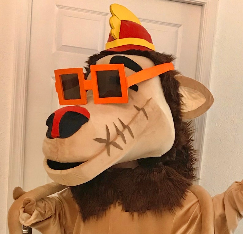 Banana Splits Mascot Costume: Fleegle, Drooper, Snorky, Bingo Cosplay