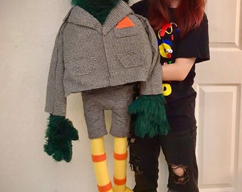 Life-Size Duck Guy Hand Puppet: Don't Hug Me I'm Scared, Posable Prop (PRE-ORDER)