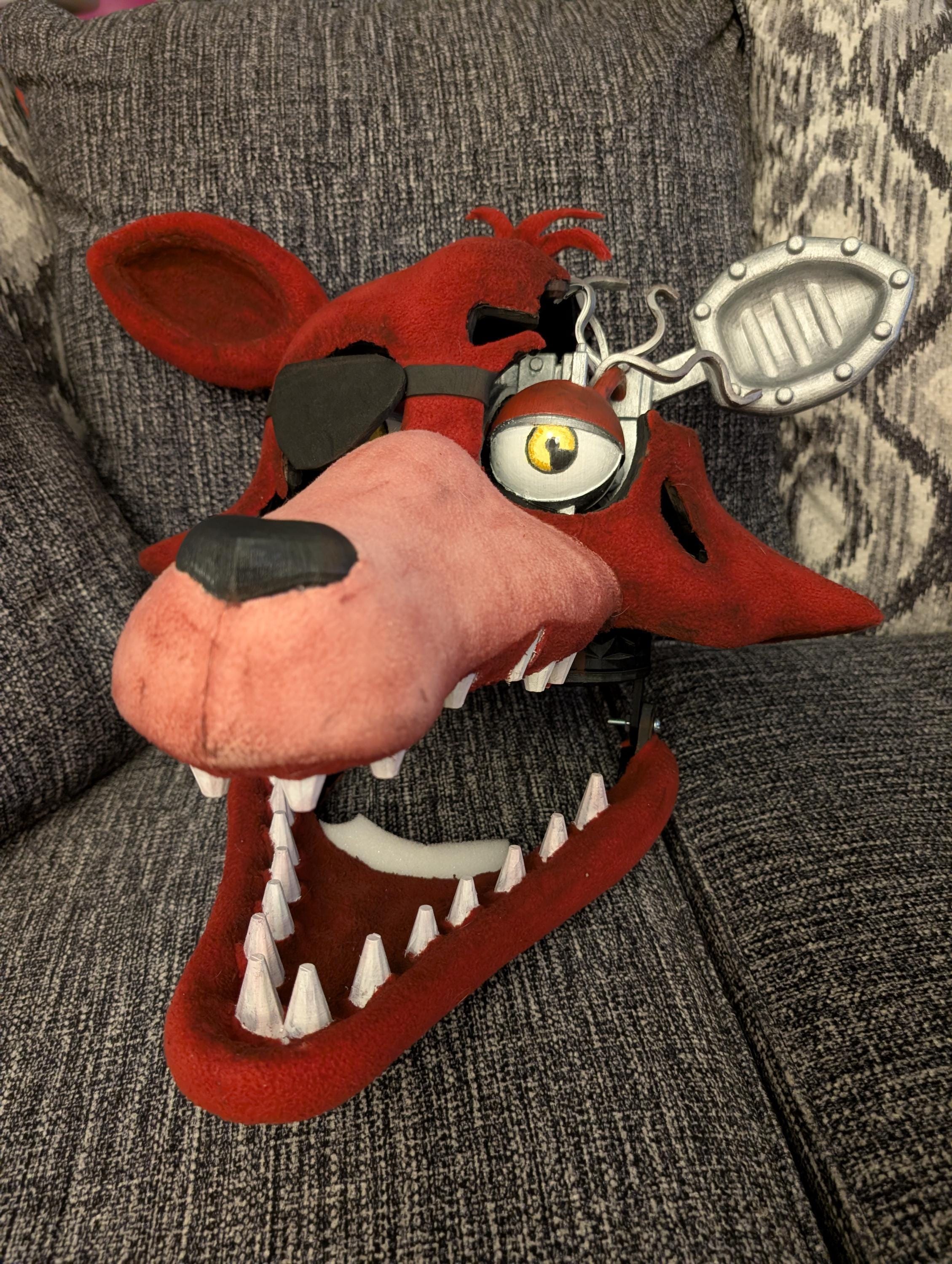 Withered Foxy Cosplay FNAF Mask 3D printed Five Nights At Freddy's