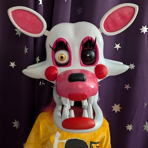 Mangle Costume Five Nights at Freddy's 3D PRINTED Fnaf Cosplay Foxy Mask FreddyFazbear ToyBonnie ToyChica Springtrap YellowRabbit PREORDER
