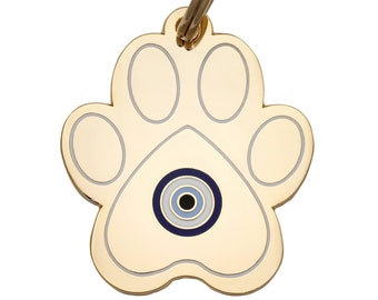 evil eye dog tag