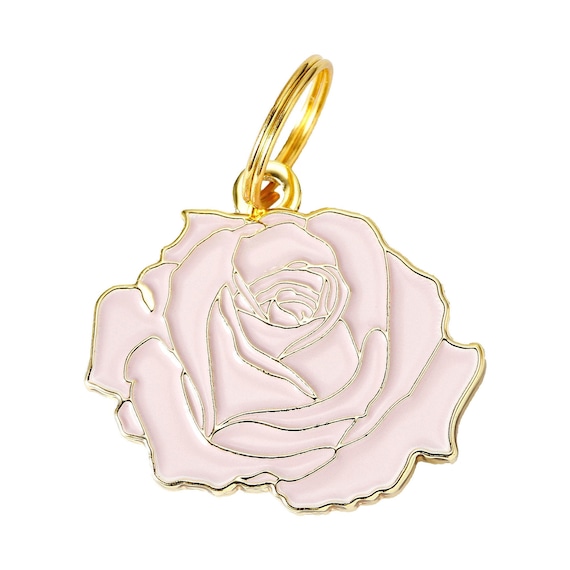 Rose clearance dog tag