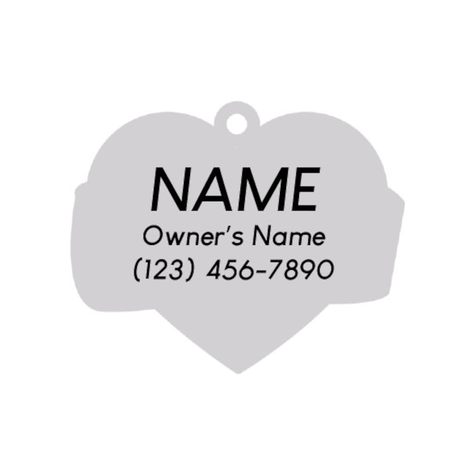 Pet Id Tag Dog Id Tag Dog Tag for Dogs Personalized Tags Etsy