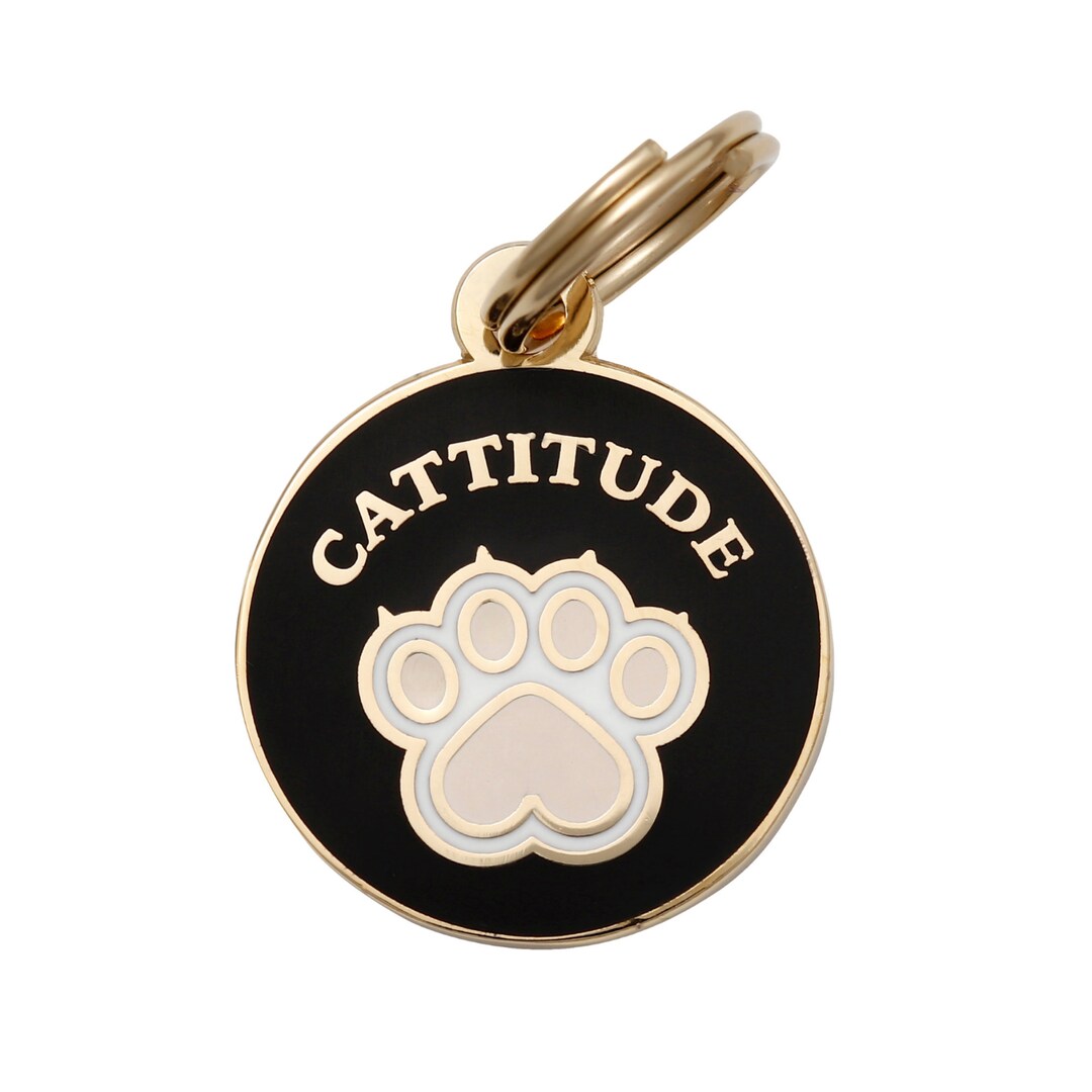 Pet Id Tag Cat Id Tag Personalized Tags Cat Id Tag Engraved Unique Cat