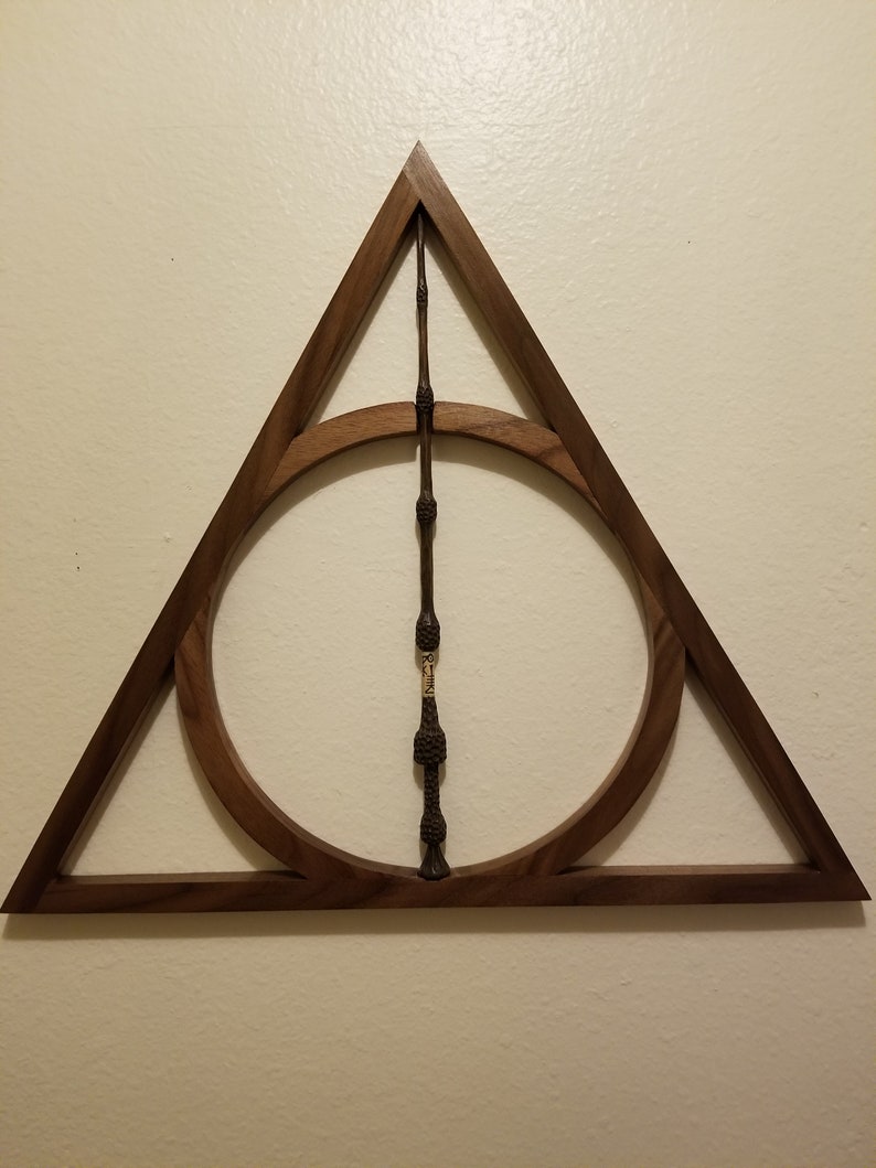 Deathly Hallows Wand Holder Etsy