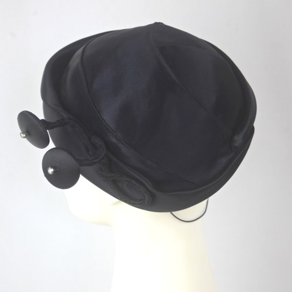 Vintage cocktail hat with fancy detail antennae a… - image 8