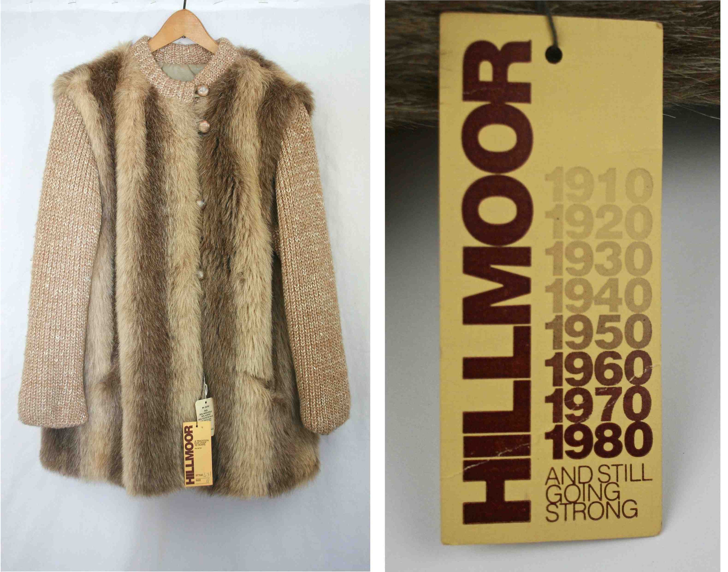 fur jacket size 18