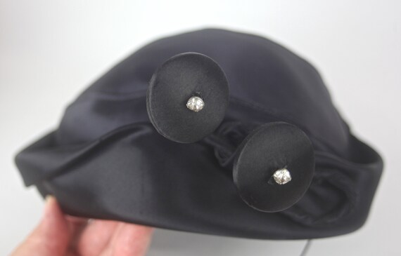 Vintage cocktail hat with fancy detail antennae a… - image 5