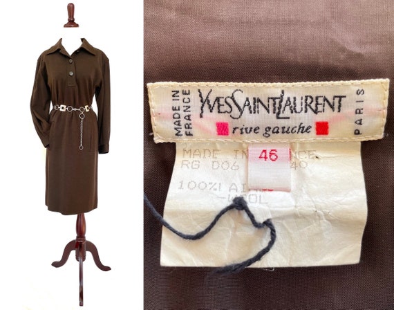 Vintage YSL dress, Yves Saint Laurent Rive Gauche… - image 1