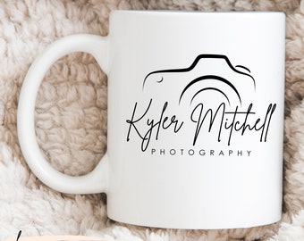 Personalized Photography Mug For Vintage Camera Lovers, Custom Name Photographer Mug as Birthday Gift